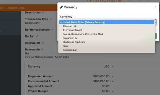 currency