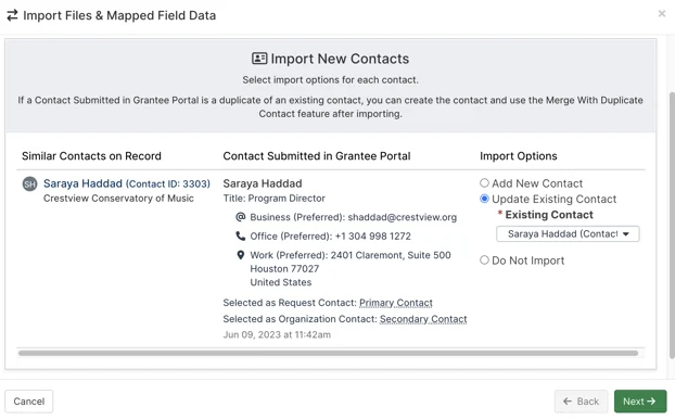 import modal