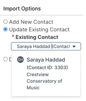 import options