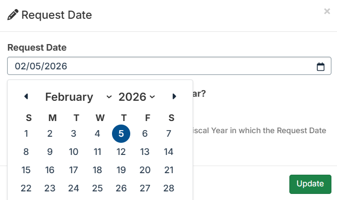 date picker