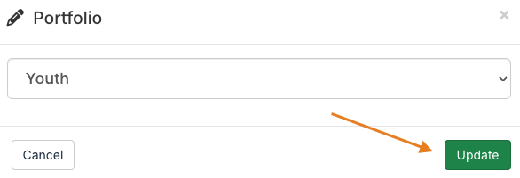 update button