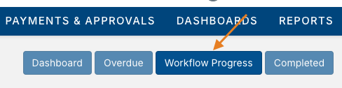 workflow progress button