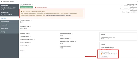 bill account