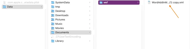 manifest file