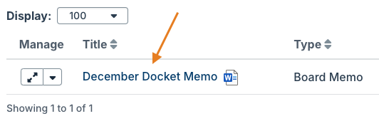 document title