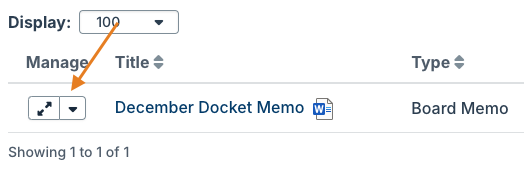 dropdown icon