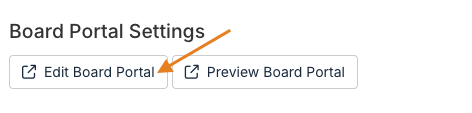 edit board portal button