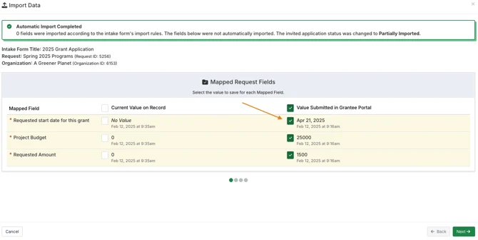 checkboxes