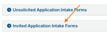 intake form type