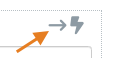 right facing arrow