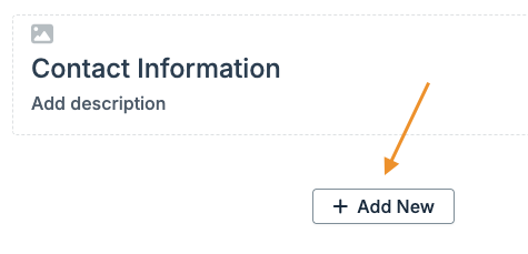 add new button