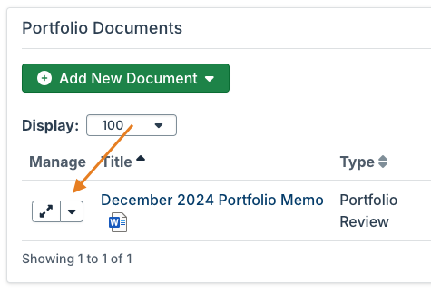 dropdown icon