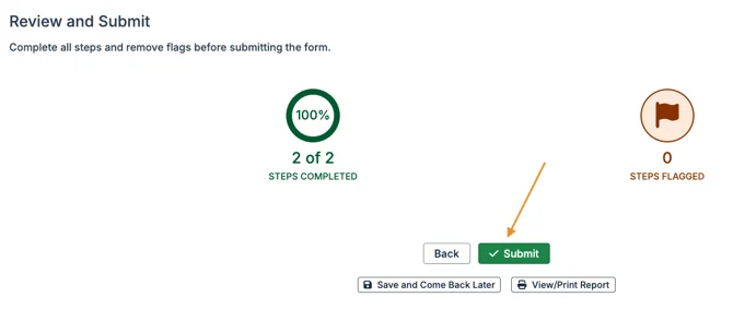 submit button