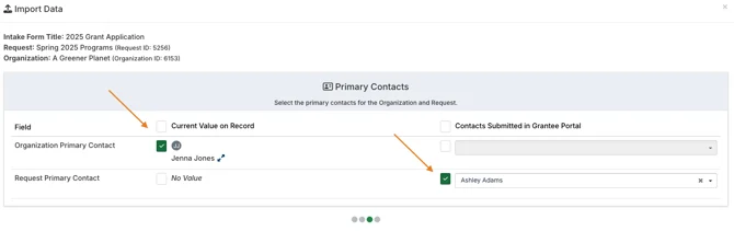 checkboxes
