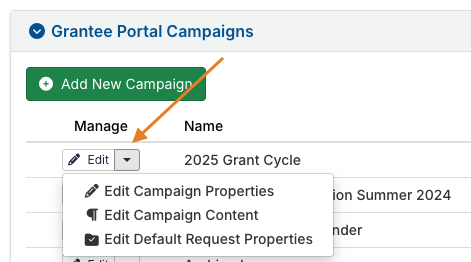 dropdown icon