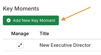 add new key moment button