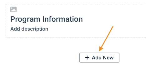 add new button