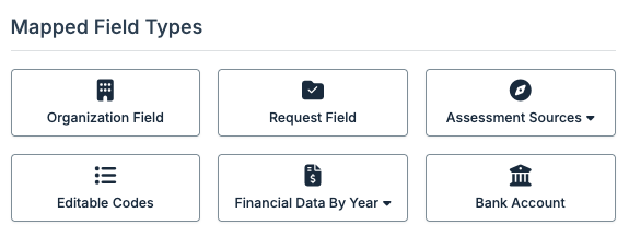 mapped field types