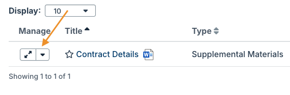 dropdown icon