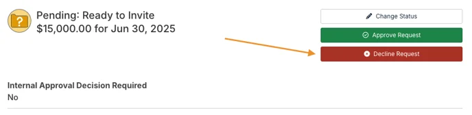 decline request button