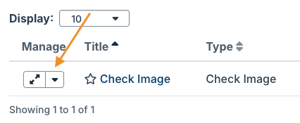 dropdown icon