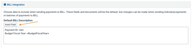 insert field button