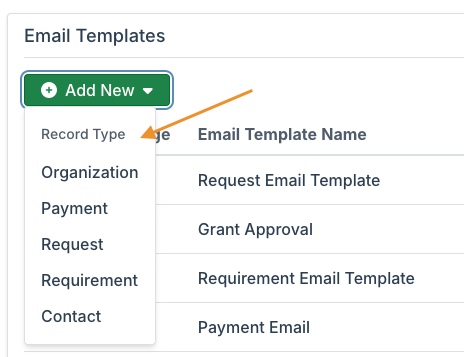 add new button