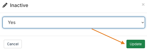 update button