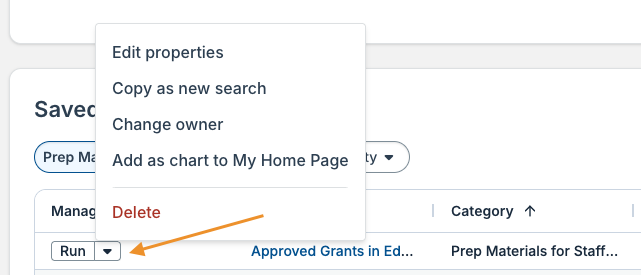 dropdown icon