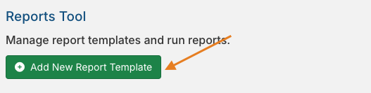 add new report template button