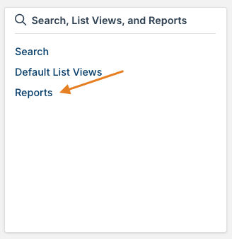 reports option