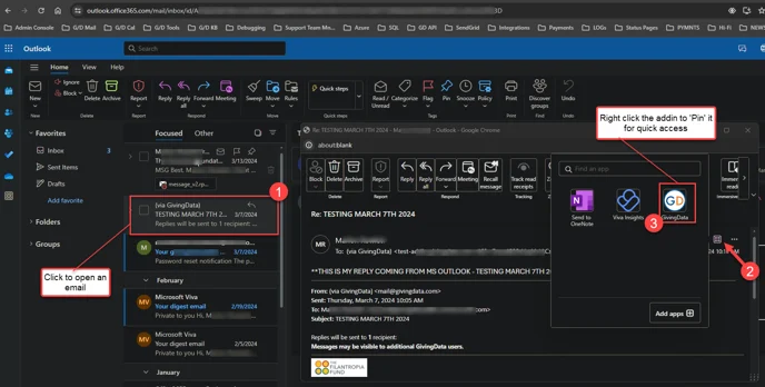 givingdata add-in