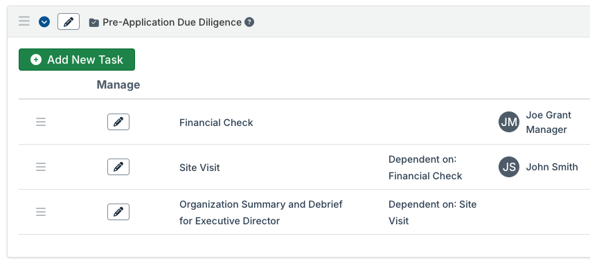 example workflow