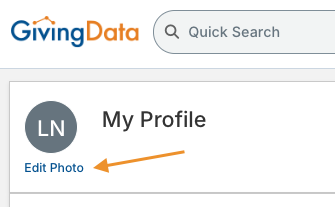 edit photo option