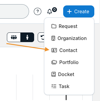 contact option