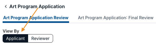 applicant button