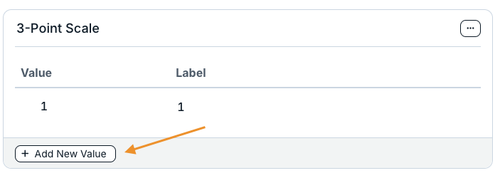 add new value button