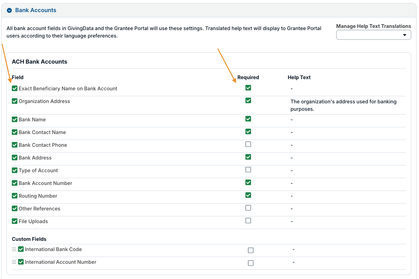 checkboxes