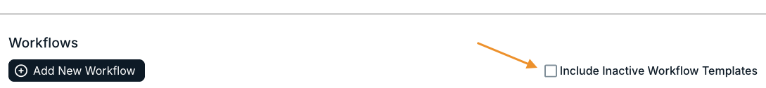 include inactive workflow templates checkbox