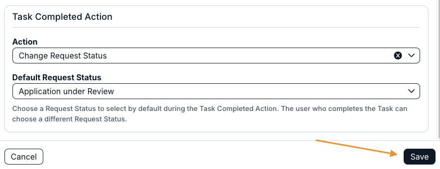 save button