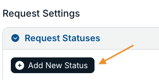 add new status button