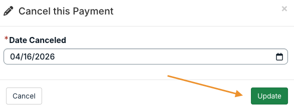 update button