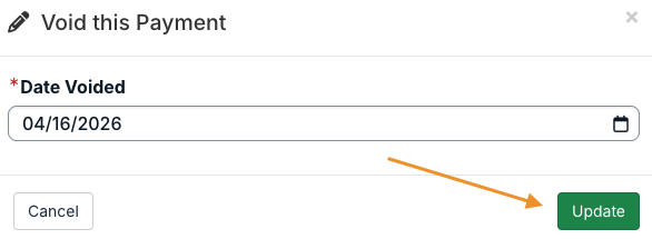 update button