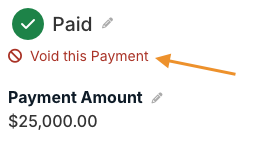 void this payment option