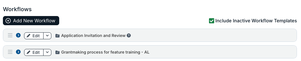 include inactive workflow templates checkbox