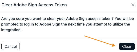 clear button