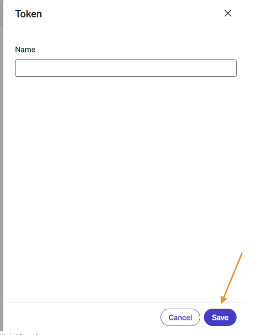 save button