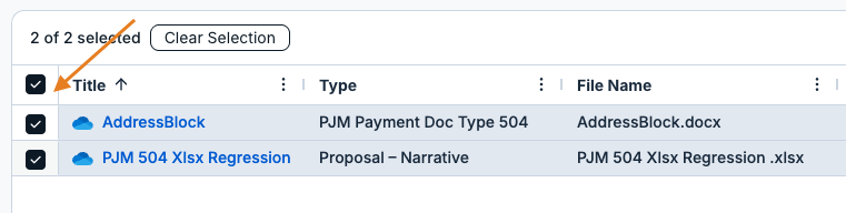 checkboxes