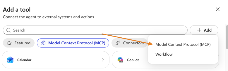 model context protocol option