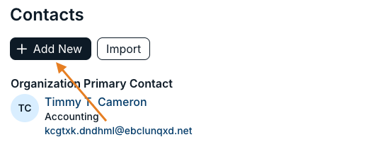 add new button